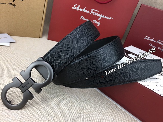 菲拉格慕男士皮帶 Ferragamo雙面牛皮休閒腰帶  jjp1025